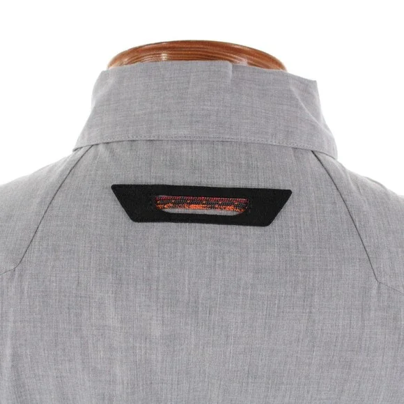 Sease NWOT 100% Cotton Overshirt Size XL New Gate In Gray Melange